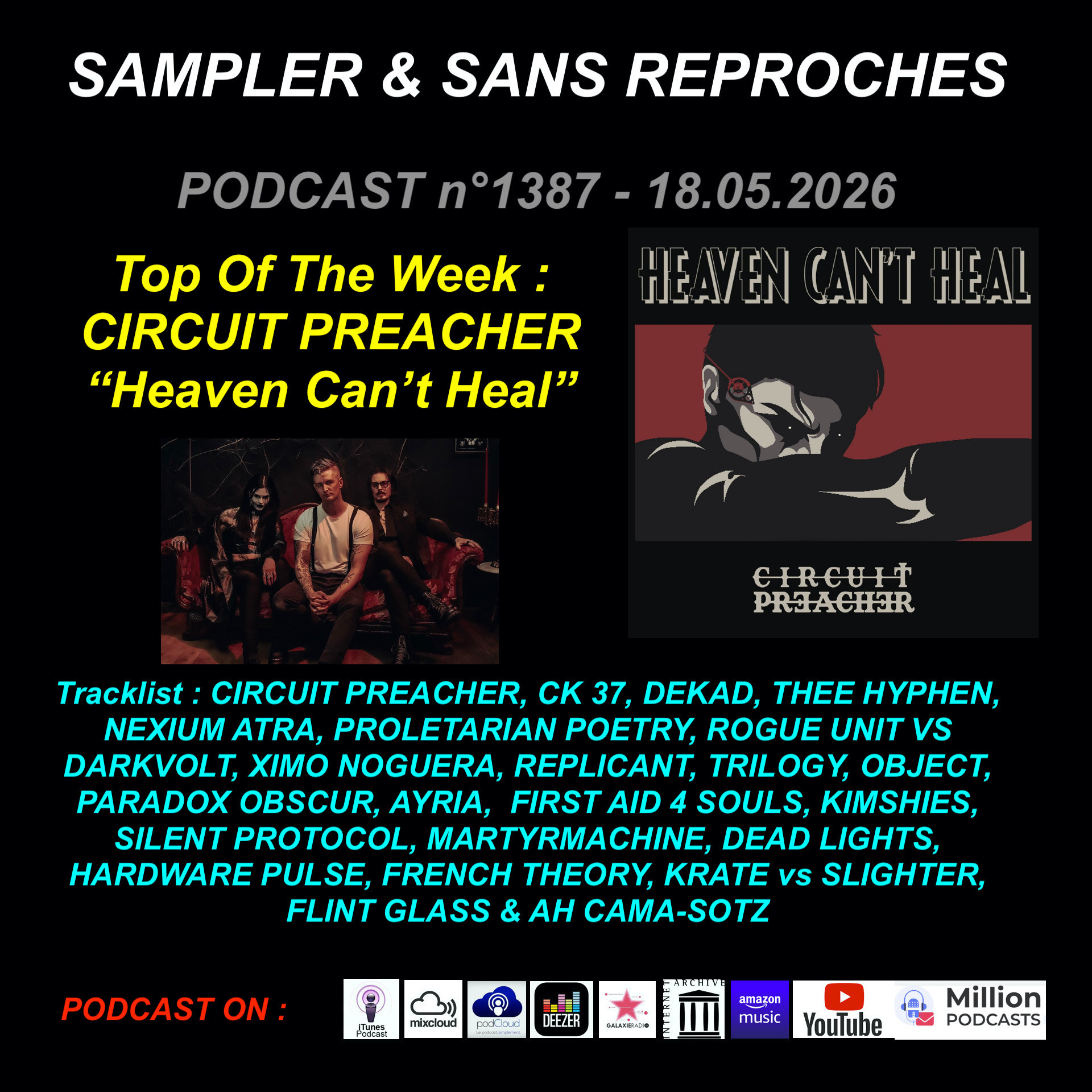 S&SR Podcast n°1387 – 18.05.2026 [ Top Of The Week : CIRCUIT PREACHER "Heaven Can't Heal "]