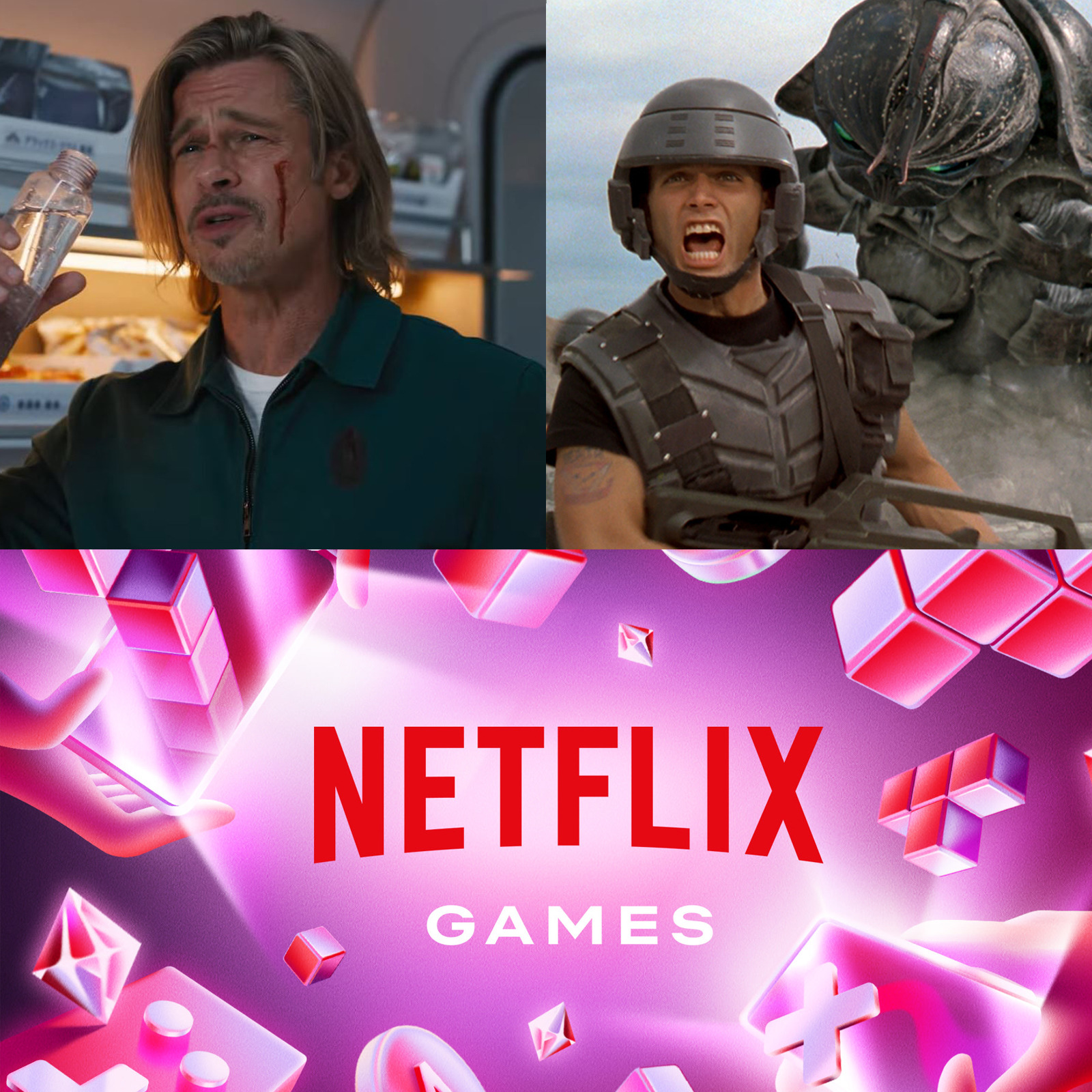 Capteurs d'écran #31 - Bullet Train, Starship Troopers et les jeux vidéo Netflix
