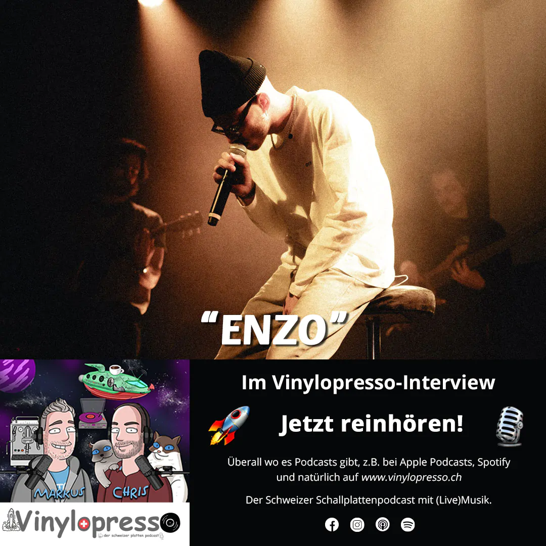 Von AMIGA-Schallplatten nach Bern – und zurück ins Vinylopresso-Shuttle mit ENZO